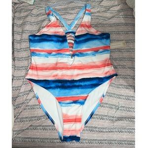 One piece bathing suit